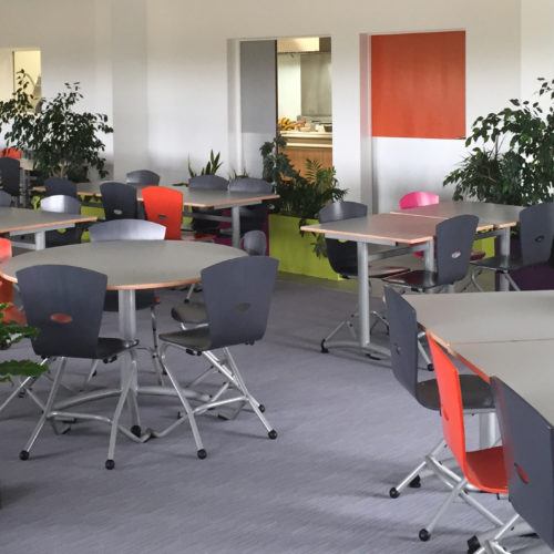 M313 CHAISES TRIANGOLO & M382 TABLES ISSY